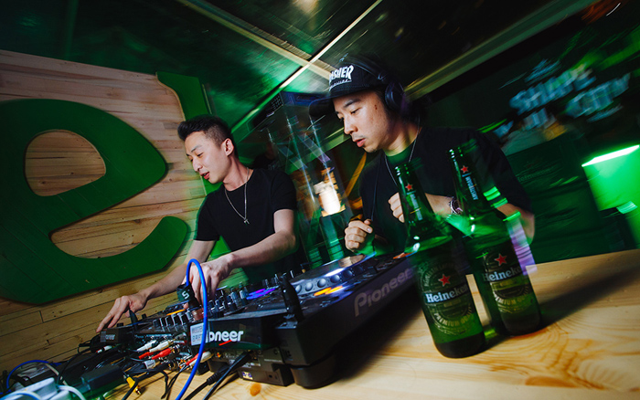 Heineken Shape Your City - Goldfish & Blink capped the night with high octane beats at the Shape Your City Pop Up Bar in Penang - Photo by All Is Amazing